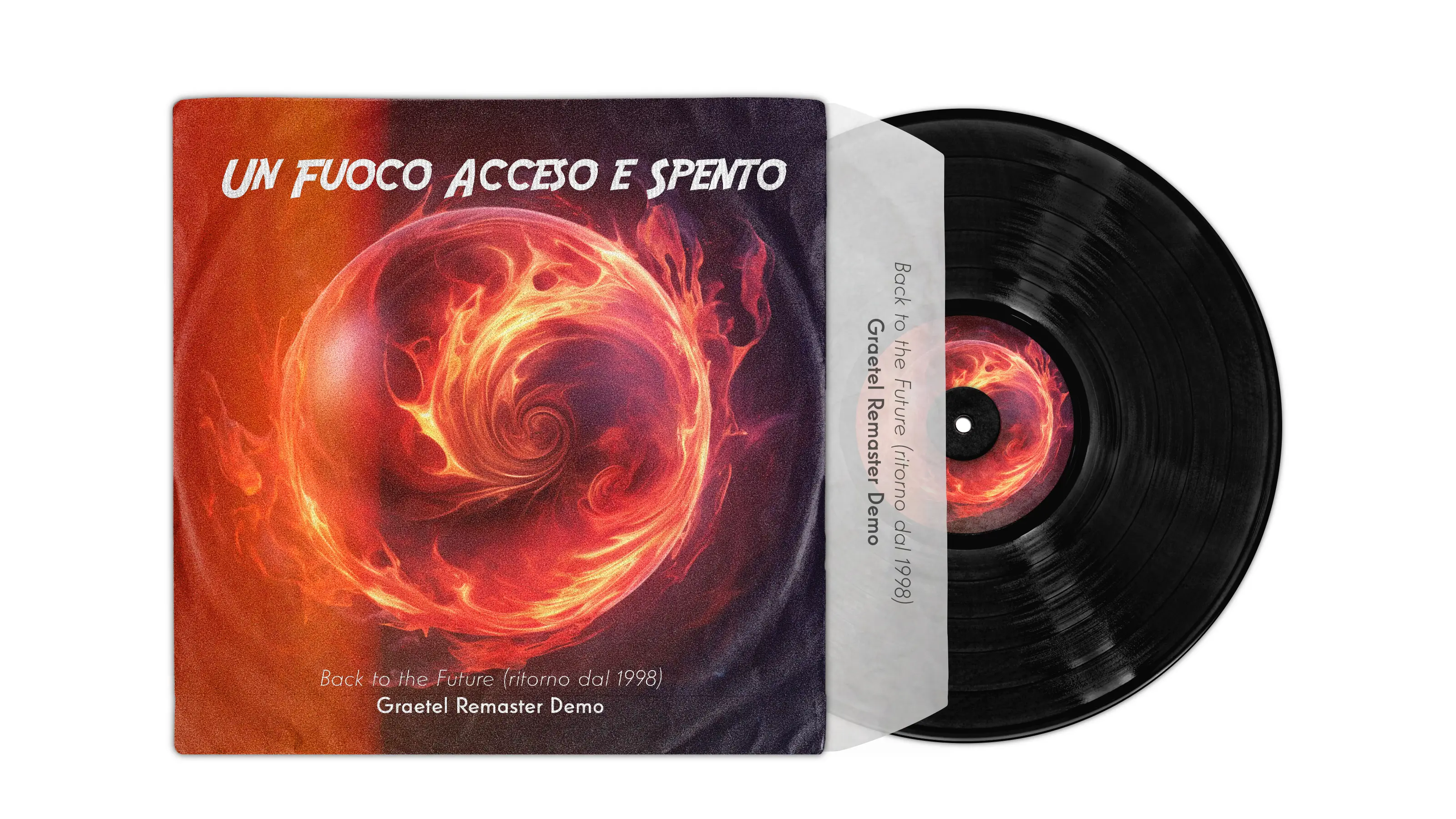 Un fuoco acceso e spento